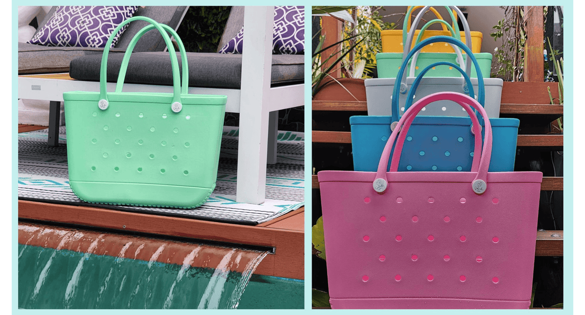 Unleash Colourful Fun with Silicone Beach Bags - Sandi Toes