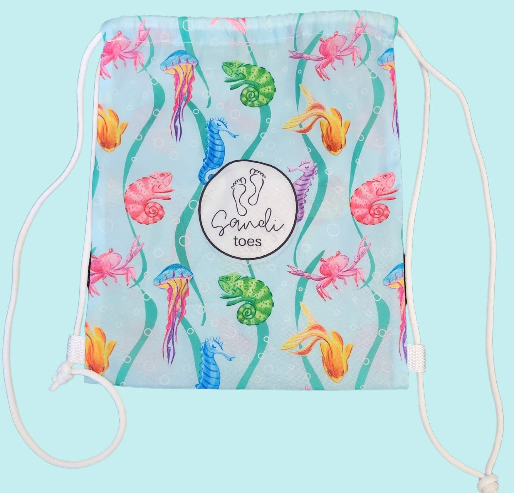 Earth and Sea wet bag with draw strings