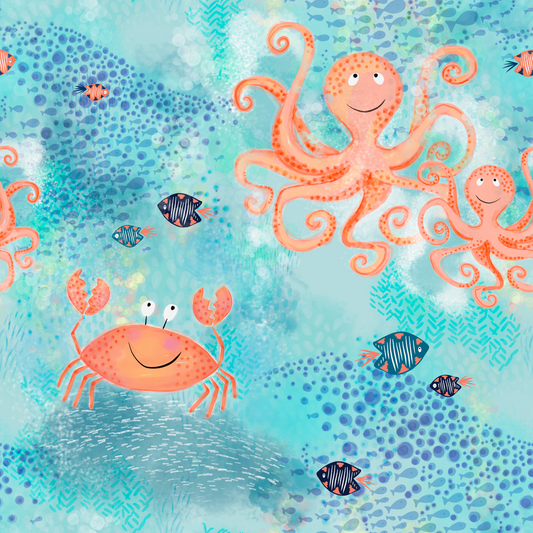 Under the Sea pattern design available in small and large