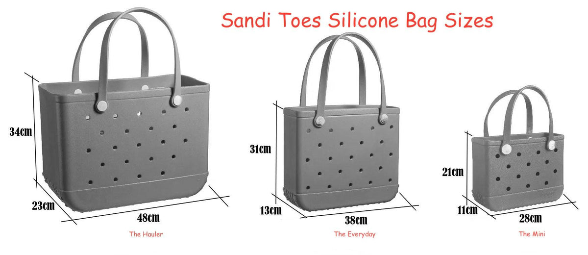 New Beach and Everyday Silicone Bags: - Sandi Toes