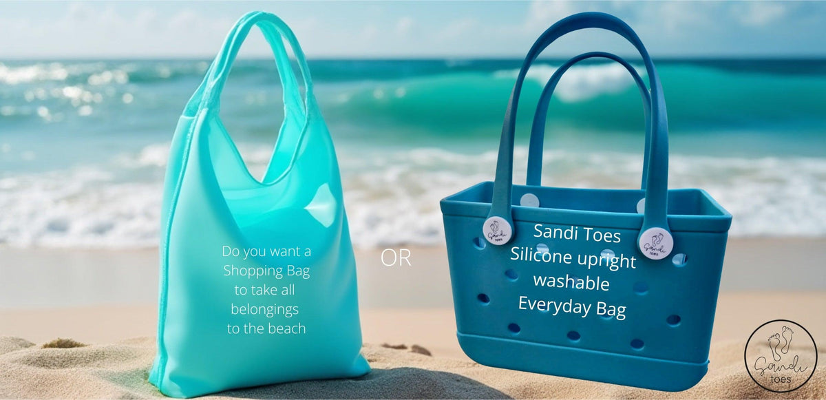 Sandi Toes Your Go-To Silicone Beach and Everyday Bags - Sandi Toes