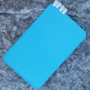 Aqua Marine Bag Divider with clips on a textured surface