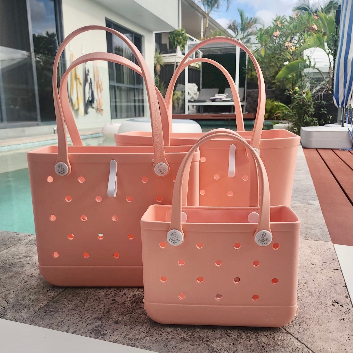 Sunset Spritz EVA Silicone Bag Tote