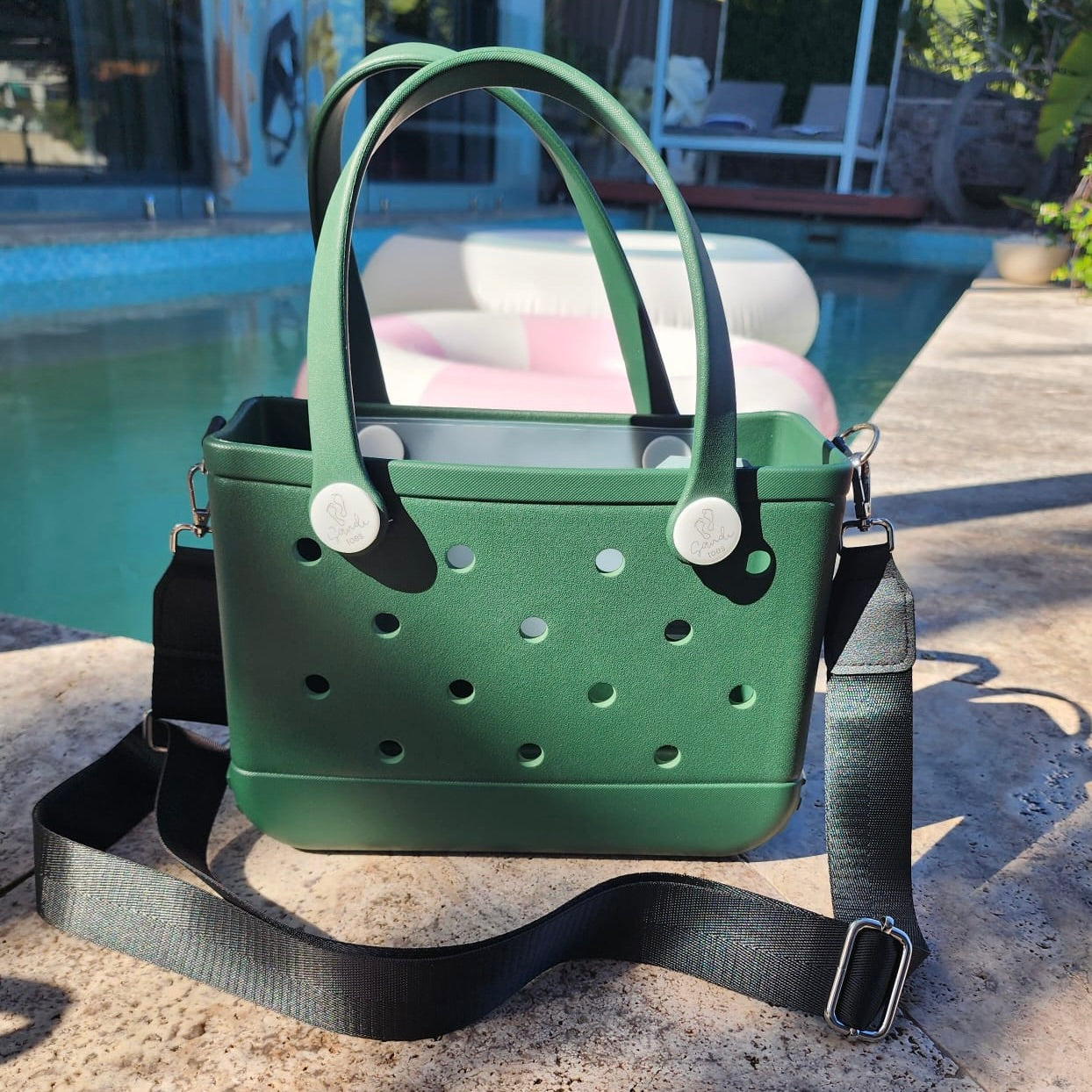 Sea Moss Mini EVA Silicone Bag Tote with Strap