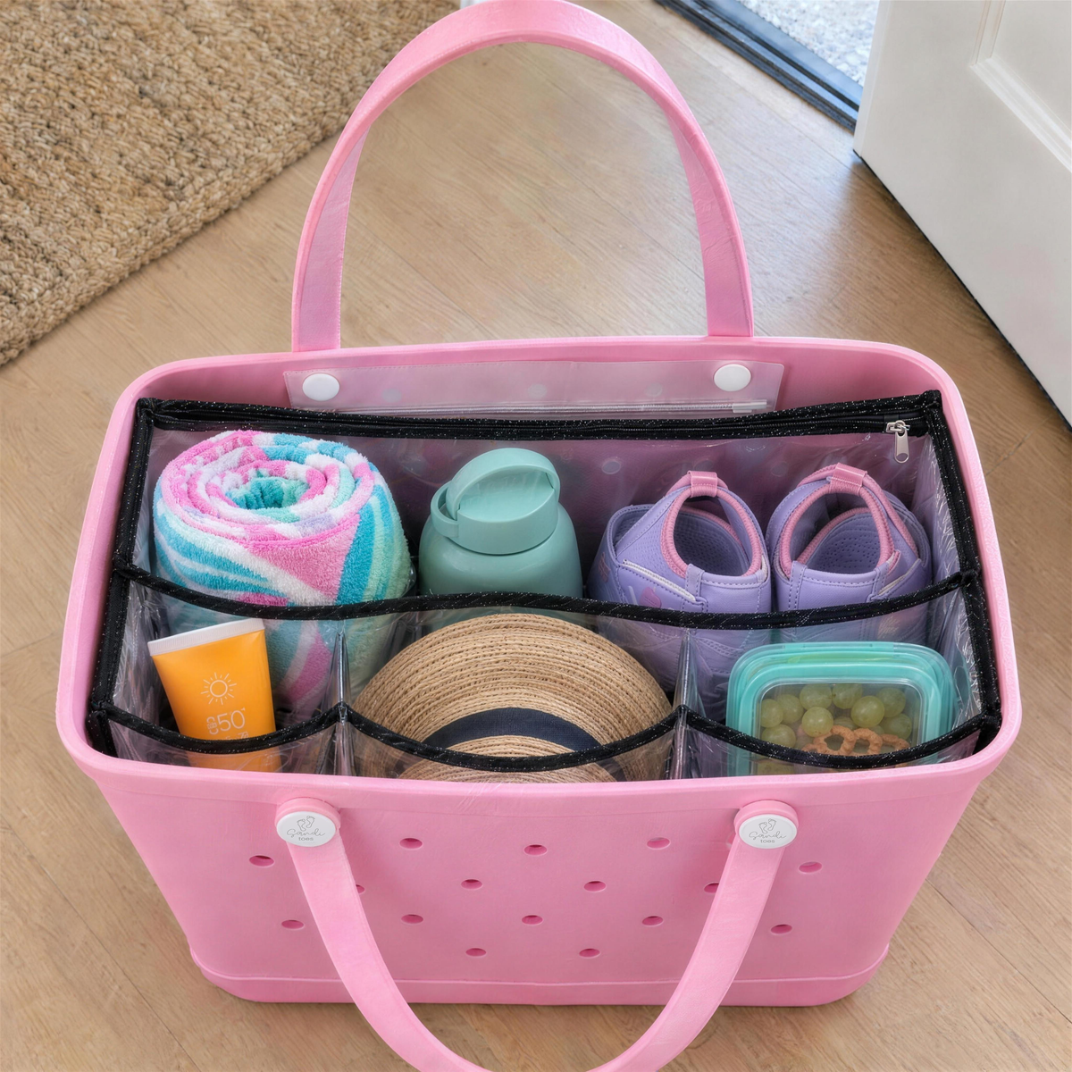 Sea Shell Hauler bag organiser with items