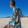 Currumbin Beach boy wearing Bird of Paradise 